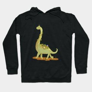 Flower Dino Hoodie